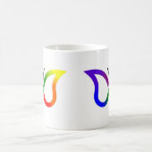 Tasse à papillon de la Neurodiversité TDAH (blanc) (Centre)
