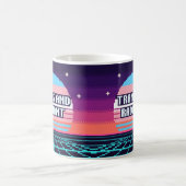 Tasse à pixels Fierté trans et radiante (Centre)