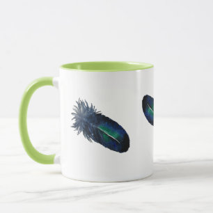 Tasse à plume de paon