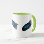 Tasse à plume de paon (Devant droit)