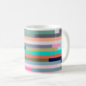 Tasse à rayures colorées (Devant droit)