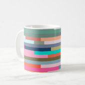 Tasse à rayures colorées (Devant gauche)