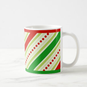 Tasse à rayures de Noël