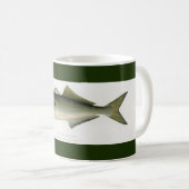 Tasse à rayures de pêcheur de tassergal (Devant droit)
