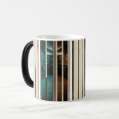 Tasse à rayures triples célestes modernes changean (Devant gauche)