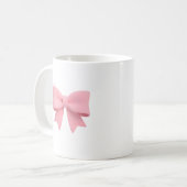 Tasse à ruban rose (Devant gauche)