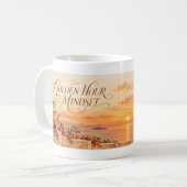 Tasse à script de mentalité de l'heure dorée (Devant gauche)