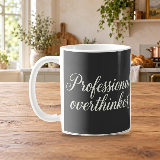 Tasse à script élégant pour repensseur professionn
