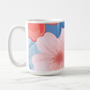 Tasse à soupe florale botanique printanière vibran