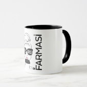 Tasse à thé à deux tons de farmasi (Devant droit)