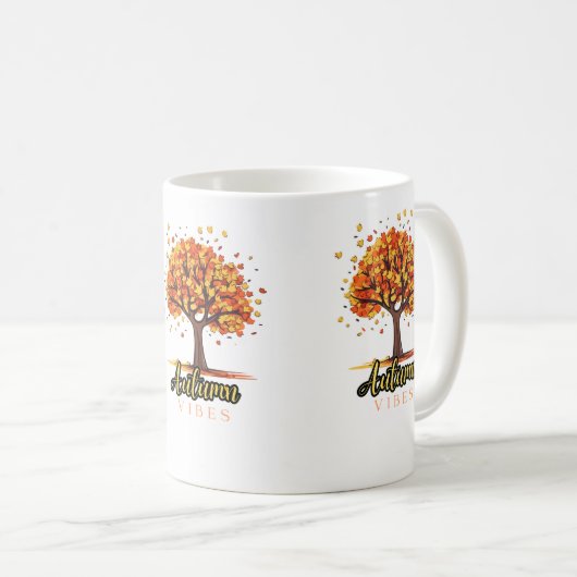 Tasse à thé avec design d'arbre (Devant droit)