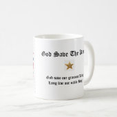 Tasse à thé / café God Save The King (Devant droit)