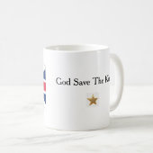 Tasse à thé/café God Save The King (Devant droit)