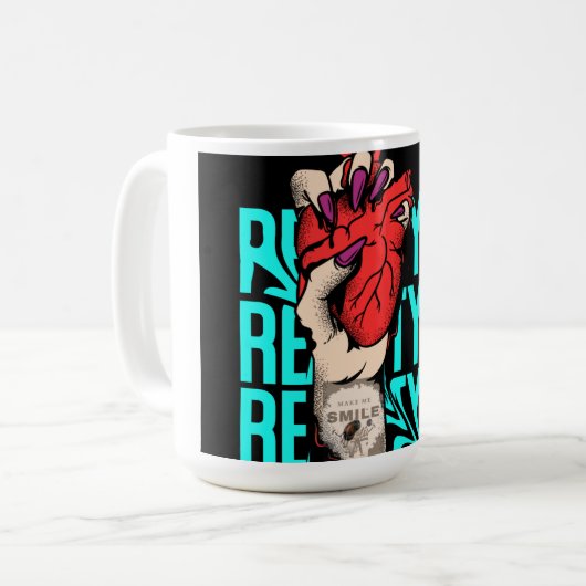 Tasse à thé en céramique | Tasse à (Devant gauche)