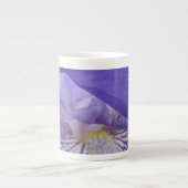 Tasse à thé en fine porcelaine Iris Fleur (Devant)