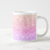Tasse à thé rose pastel pétillant (Droite)