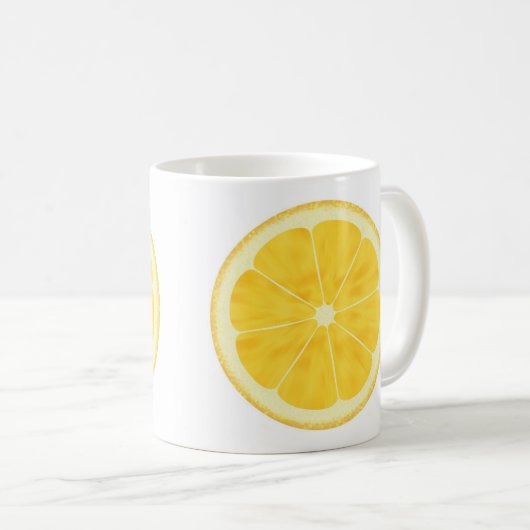 Tasse à thé - Tranche de citron (Devant droit)