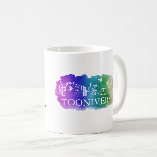 Tasse à tooniverse avec signature pour les fans de (Devant droit)