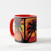 Tasse à trois palmes (Devant gauche)