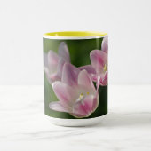 Tasse à trois tulipes roses (Centre)