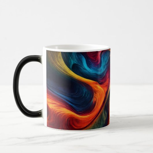 Tasse à vague d'énergie de morphing abstrait inten (Gauche)