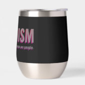 Tasse à vin avec citation féministe – Sipware auda (Gauche)