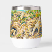 Tasse à vin Crabe terrestre blanc Bahamas (Arrière)