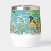 Tasse à vin Loriot des Bahamas (Arrière)