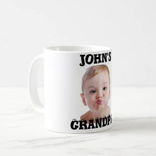 tasse à visage de bébé drôle (Devant gauche)