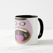 tasse à visage drôle (Devant droit)