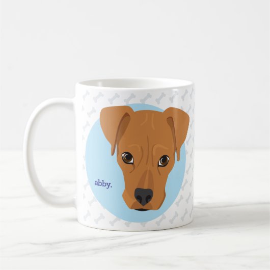 tasse abby de chiot (Gauche)