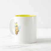 Tasse Abeille Positive – Mug Motivation Mignon (Devant gauche)