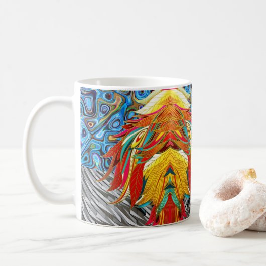 Tasse Abstraite (Avec donut)