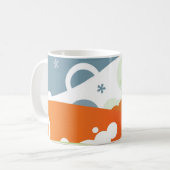 Tasse abstraite atomique (Devant gauche)