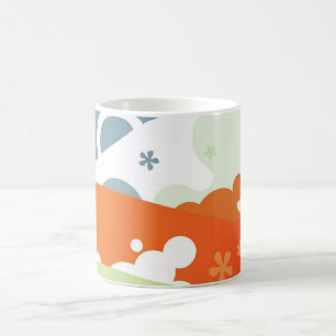 Tasse abstraite atomique