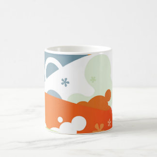 Tasse abstraite atomique