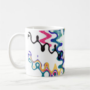 Tasse abstraite d'art déco
