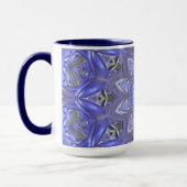 Tasse abstraite de bleu (Gauche)