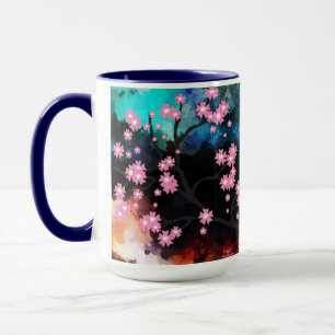 Tasse Abstraite de fleurs de cerisier