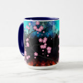 Tasse Abstraite de fleurs de cerisier (Devant gauche)