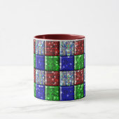Tasse abstraite de Noël (Centre)