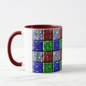Tasse abstraite de Noël (Gauche)