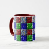 Tasse abstraite de Noël (Devant gauche)