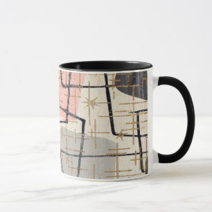 Tasse abstraite moderne de la moitié du siècle