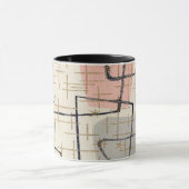 Tasse abstraite moderne de la moitié du siècle (Centre)