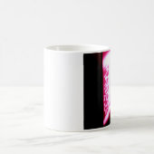tasse abstraite rose et noire (Centre)