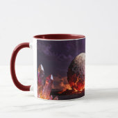 Tasse Accent Lune Brûlante Apocalyptique (Gauche)