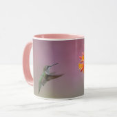 Tasse accent rose Colibri à gorge rubis (Devant gauche)