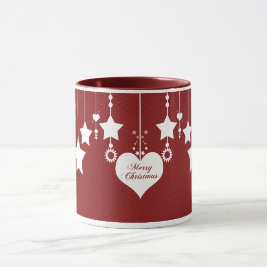 Tasse accrochante de Noël d'étoile (Centre)