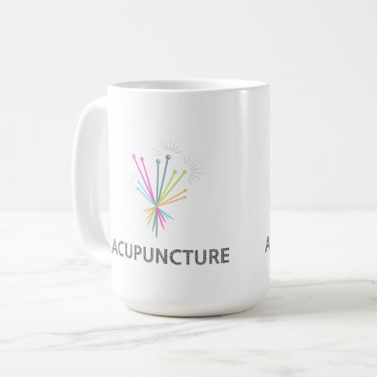 Tasse Acupuncture, cadeau acupuncteur  (Devant gauche)